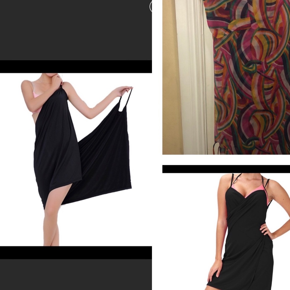 SWIM COVER UP versatile with pouch